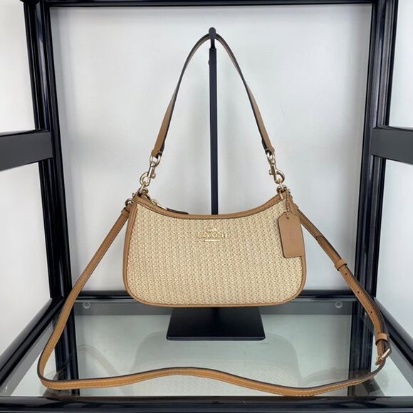 Stylish Straw Tote Bag - Picture 1 of 6